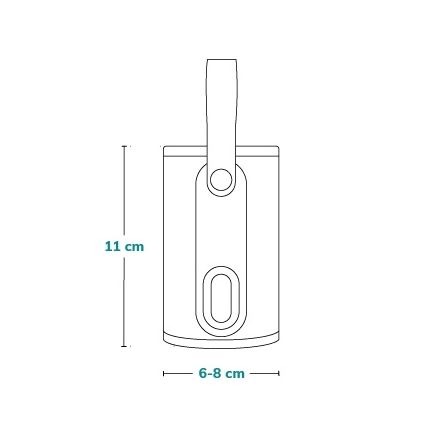 Lionelo - Punjivi grijač za bočice THERMUP GO 18W/5V, ružičasti