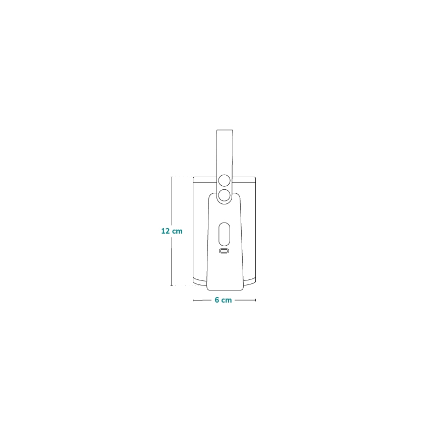 Lionelo - Punjivi grijač za bočice THERMUP GO PLUS 10W/5V plava/siva