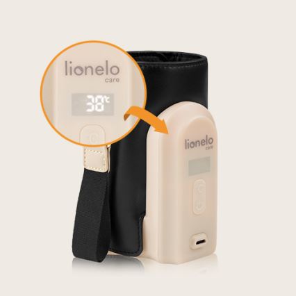 Lionelo - Punjivi ohřívač lahví THERMUP GO EVO 18W/5V crna/bež