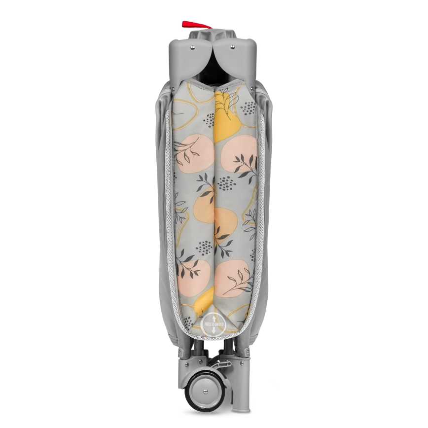 Lionelo - Putni dječji krevetić STEFI PLUS, roza/žuta