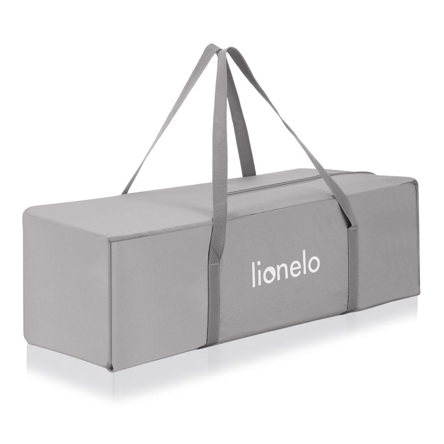 Lionelo - Putni krevetić 3 u 1 ELLEN Grey Concrete