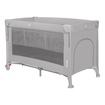 Lionelo - putni krevetić 3 u 1 ELLEN, sivi Concrete