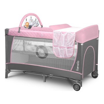 Lionelo - Putni krevetić FLOWER Flamingo