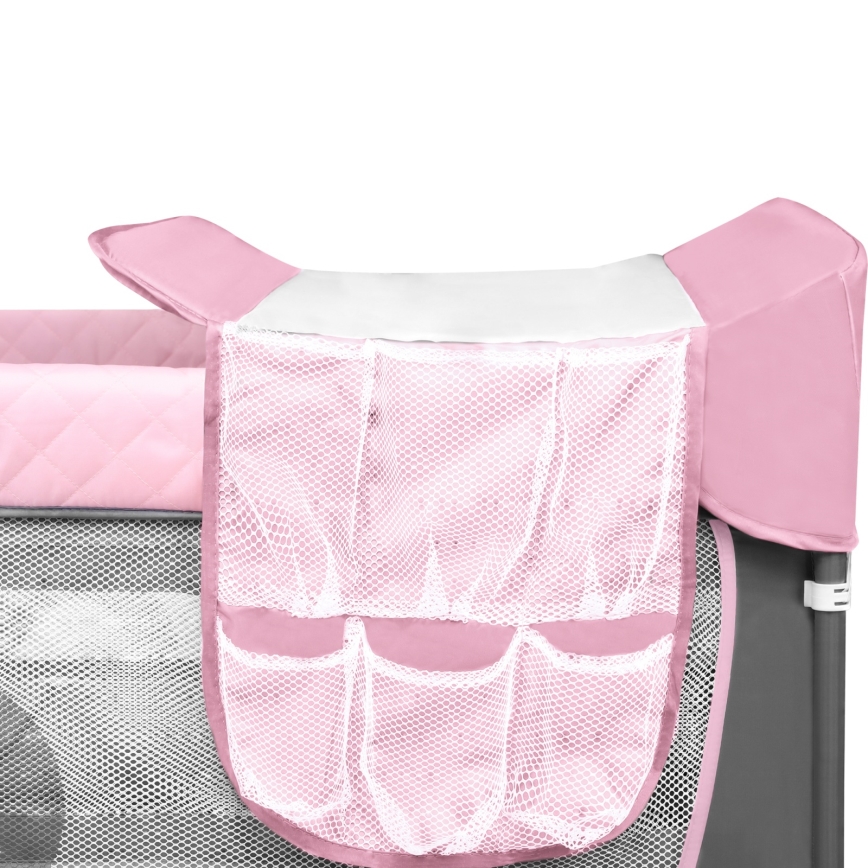 Lionelo - Putni krevetić FLOWER Flamingo