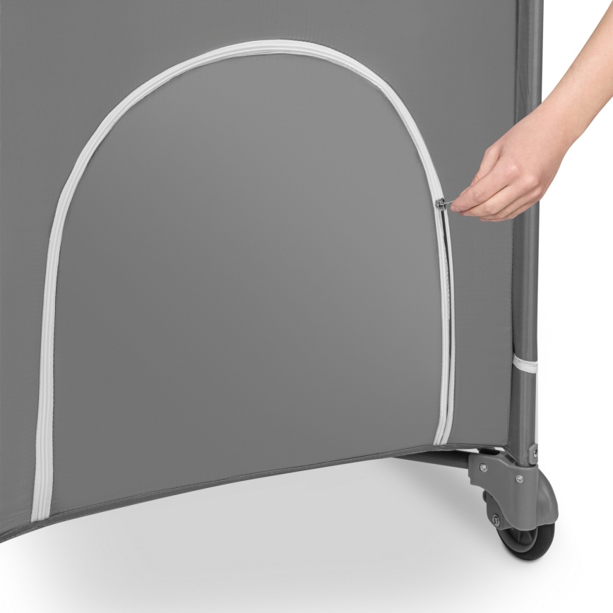 Lionelo - Putni krevetić FLOWER Grey Stone