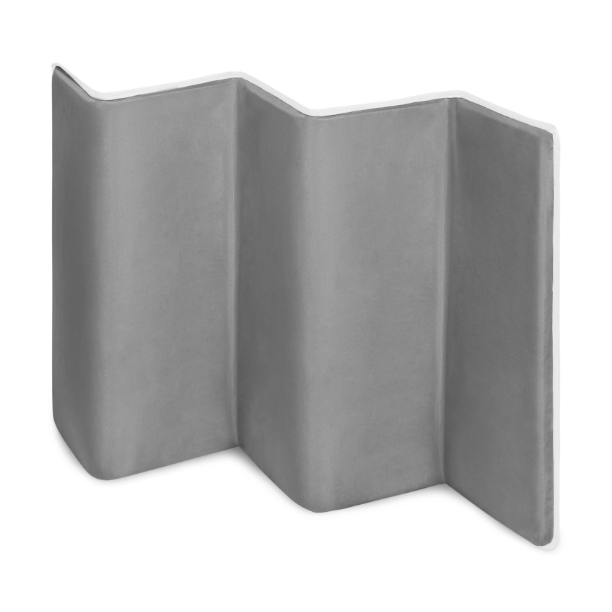 Lionelo - Putni krevetić FLOWER Grey Stone