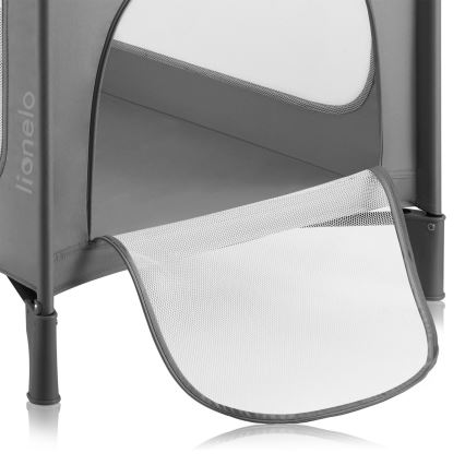 Lionelo - Putni krevetić JASMIN EASY FOLD Grey Stone