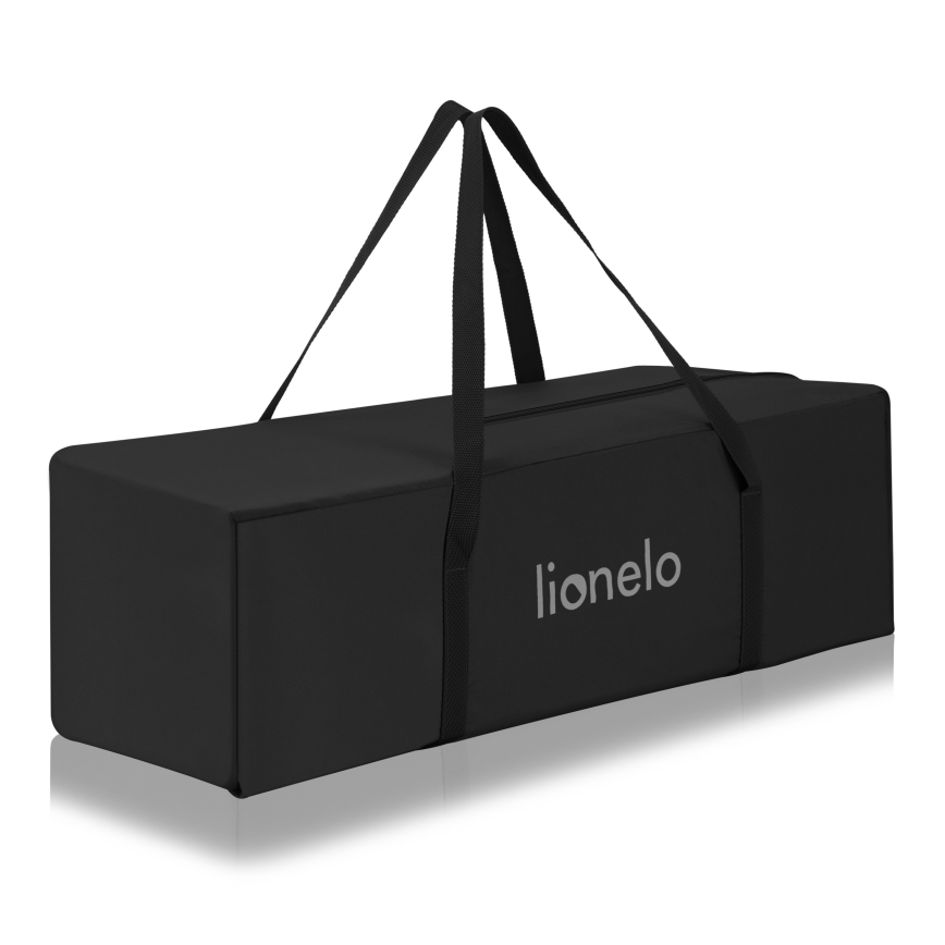 Lionelo - Putni krevetić LAURA Black Carbon