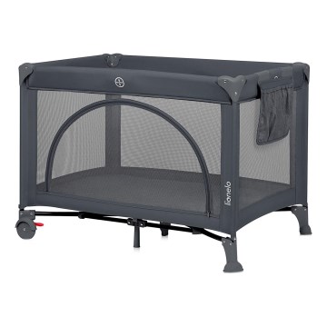 Lionelo - Putni krevetić LAURA Grey Concrete