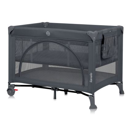 Lionelo - Putni krevetić LAURA Grey Concrete