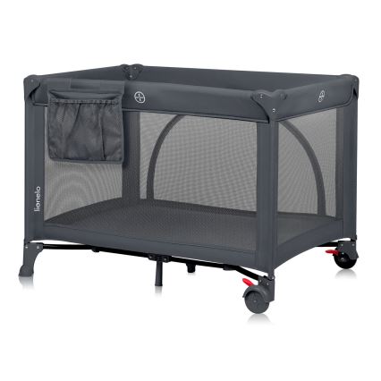 Lionelo - Putni krevetić LAURA Grey Concrete