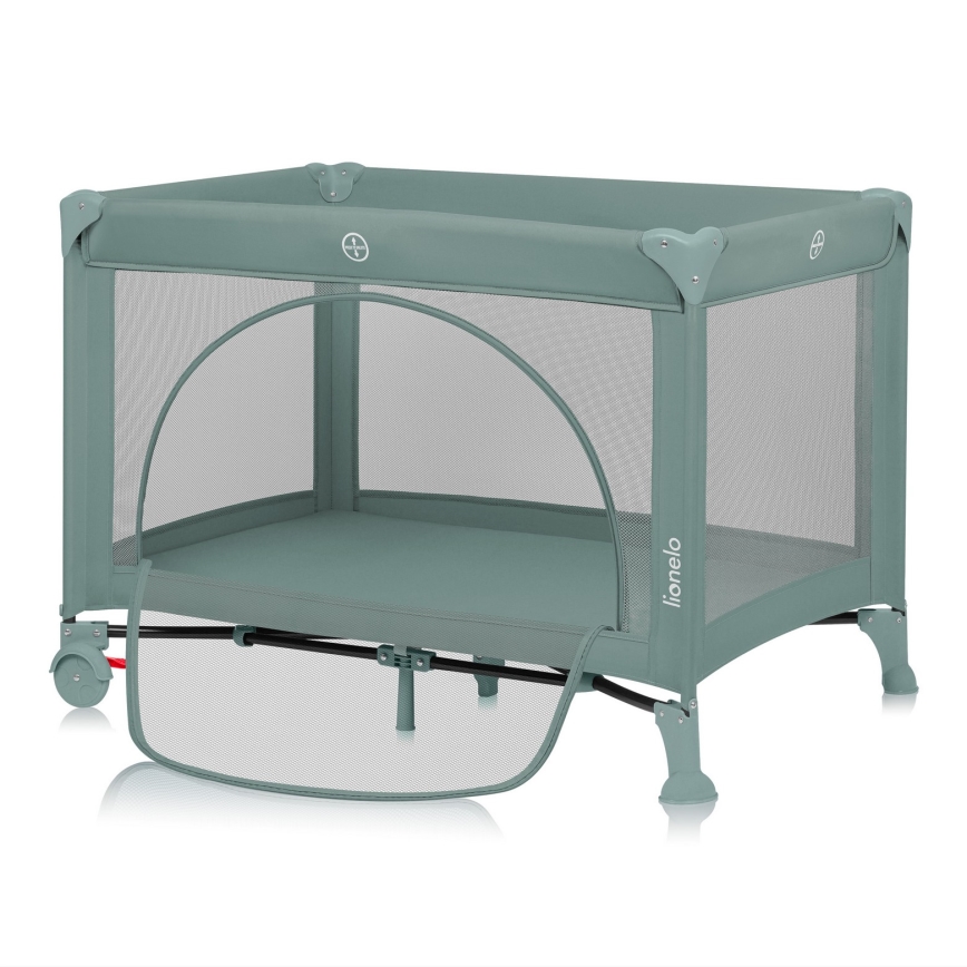 Lionelo - Putni krevetić LAURA Zelena kadulja