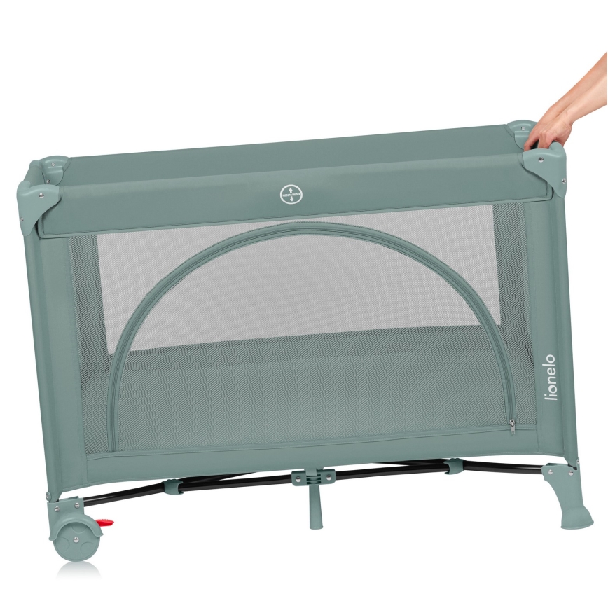 Lionelo - Putni krevetić LAURA Zelena kadulja