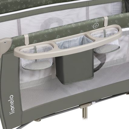 Lionelo - Putni krevetić SVEN PLUS Beige Olive