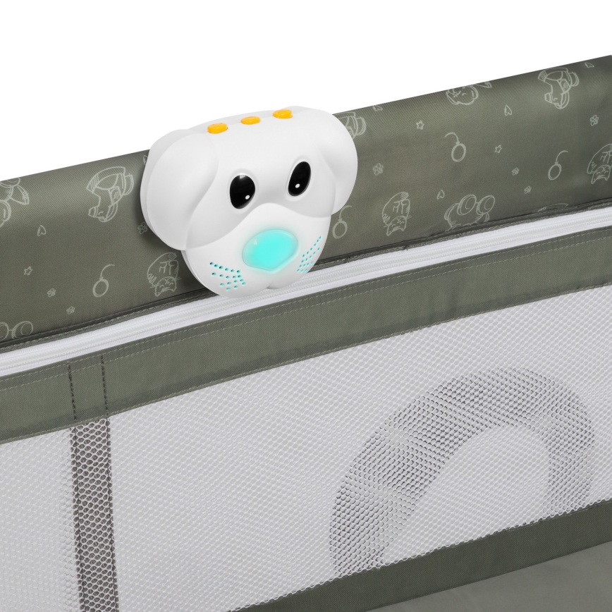 Lionelo - Putni krevetić SVEN PLUS Beige Olive