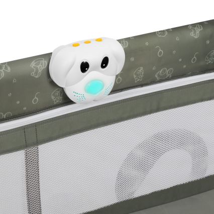 Lionelo - Putni krevetić SVEN PLUS bež/maslinasta