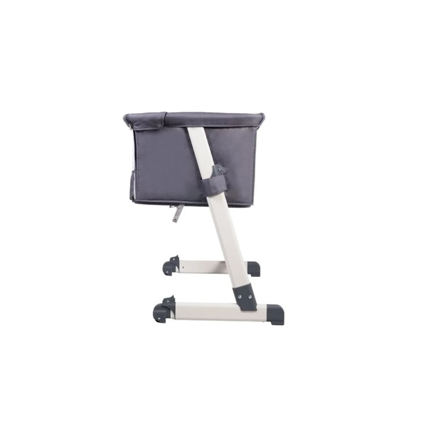 Lionelo - putni krevetić THEO tamno siva