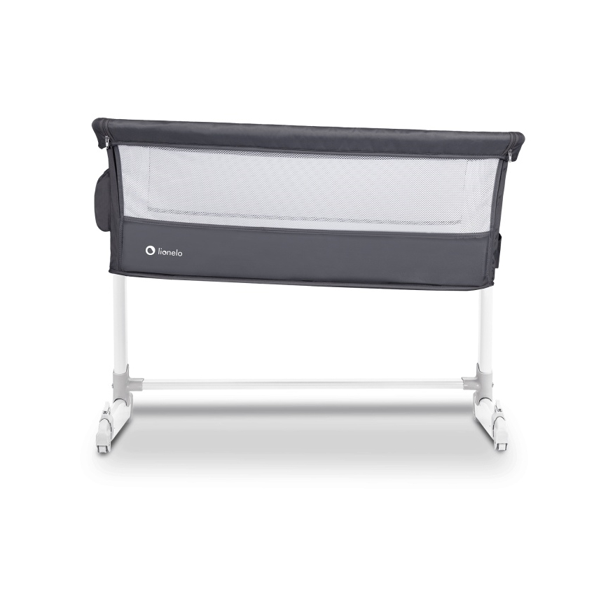 Lionelo - putni krevetić THEO tamno siva