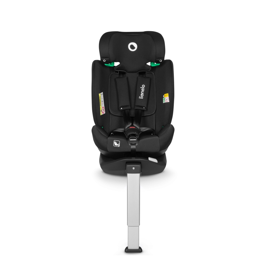 Lionelo - Rotirajuća autosjedalica BRAAM i-Size 40-150 cm s bazom, Black Carbon