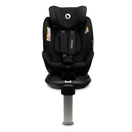 Lionelo - Rotirajuća autosjedalica s bazom ANTOON PLUS i-Size 40-105 cm Crni Oniks