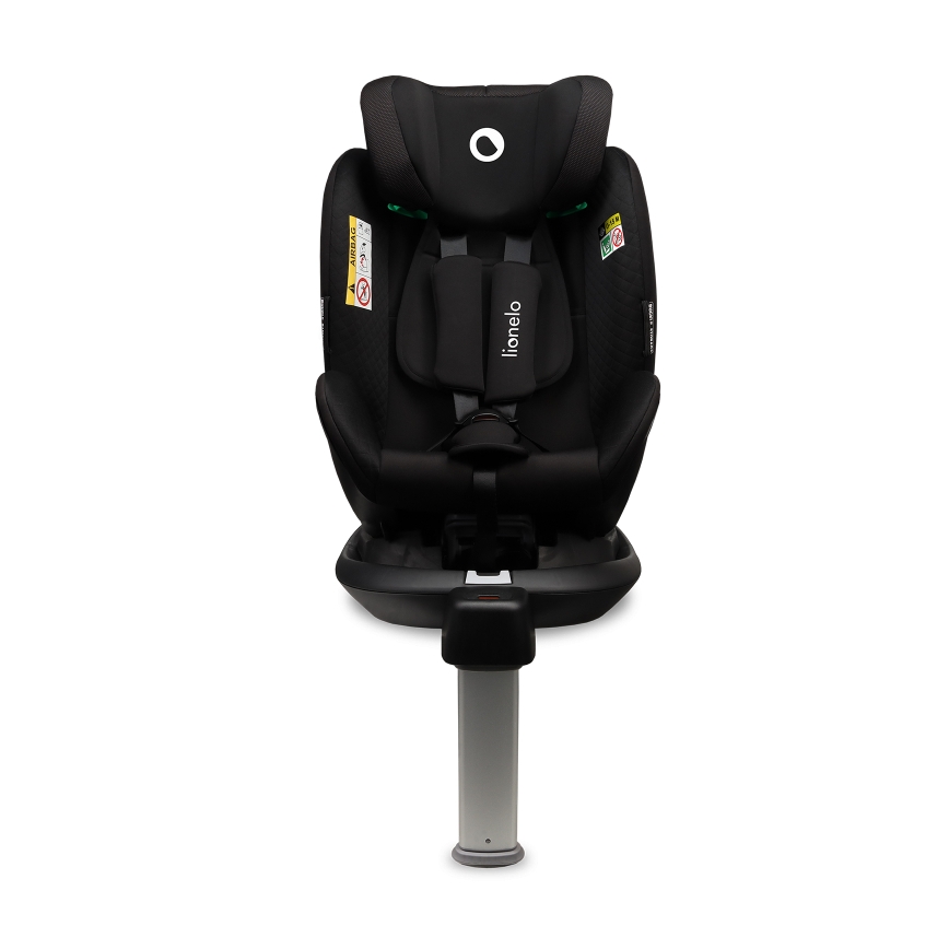 Lionelo - Rotirajuća autosjedalica s bazom ANTOON PLUS i-Size 40-105 cm Crni Oniks