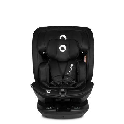 Lionelo - Rotirajuća autosjedalica s bazom BASTIAAN i-Size 40-150 cm Crni karbon