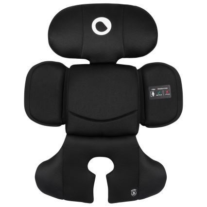 Lionelo - Rotirajuća autosjedalica s bazom BASTIAAN i-Size 40-150 cm Crni karbon