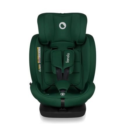 Lionelo - Rotirajuća autosjedalica s bazom BASTIAAN i-Size 40-150 cm Green Forest
