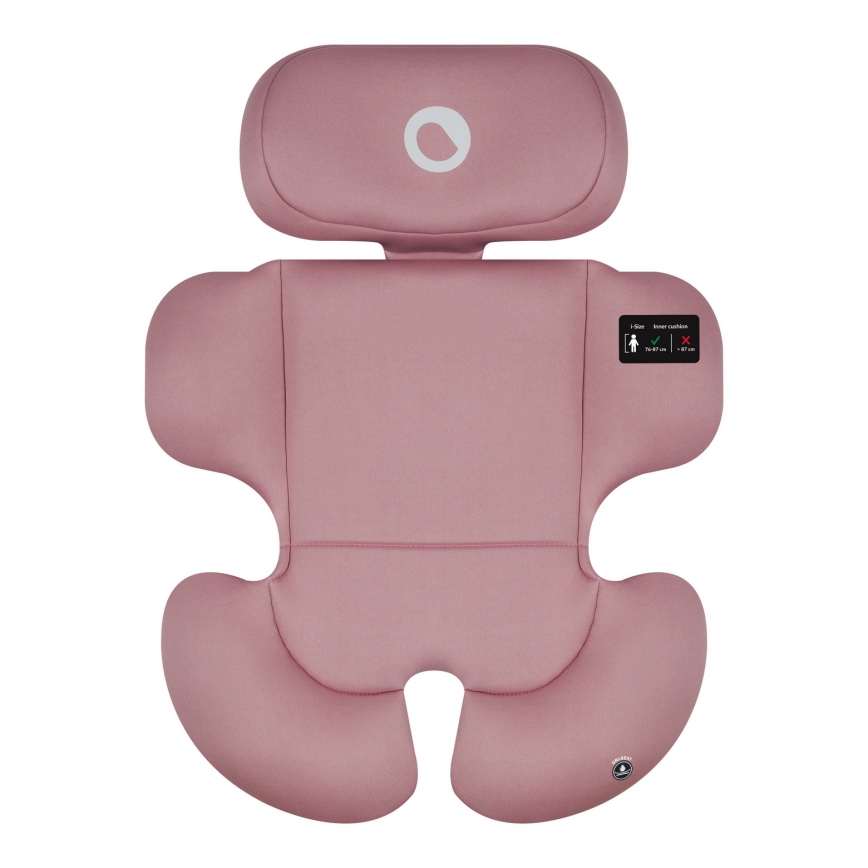 Lionelo - Rotirajuća autosjedalica s bazom BASTIAAN i-Size 40-150 cm Pink Rose