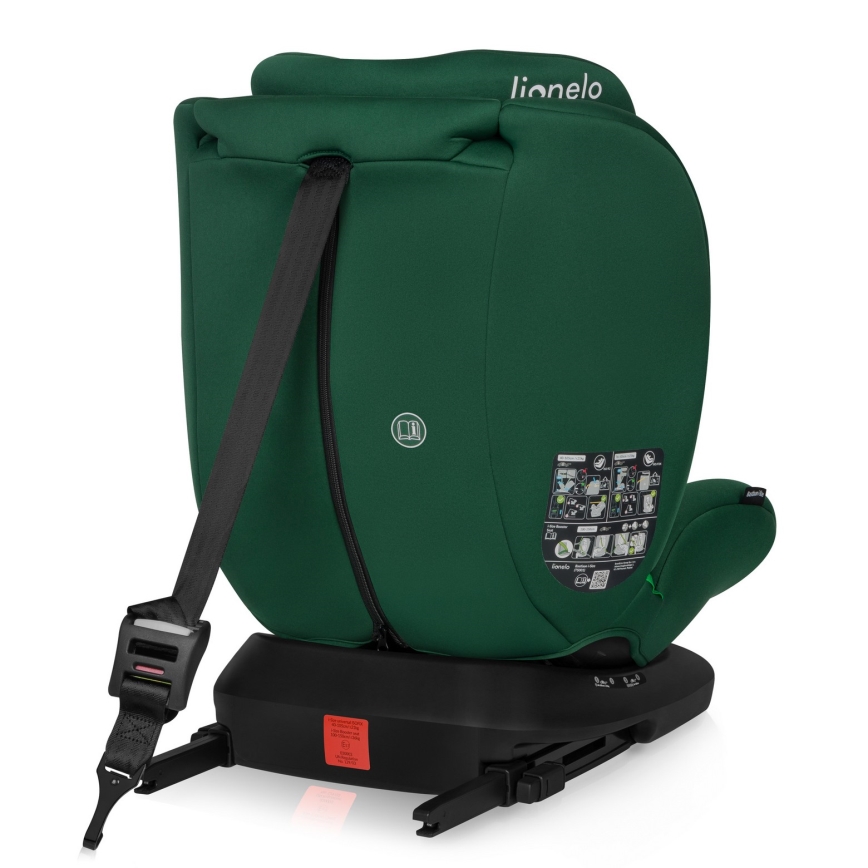 Lionelo - Rotirajuća autosjedalica s bazom BASTIAAN i-Size 40-150 cm šumsko zelena