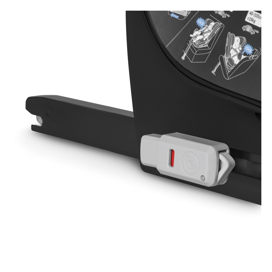 Lionelo - Rotirajuća autosjedalica s bazom BRAAM i-Size 40-150 cm Grey Stone