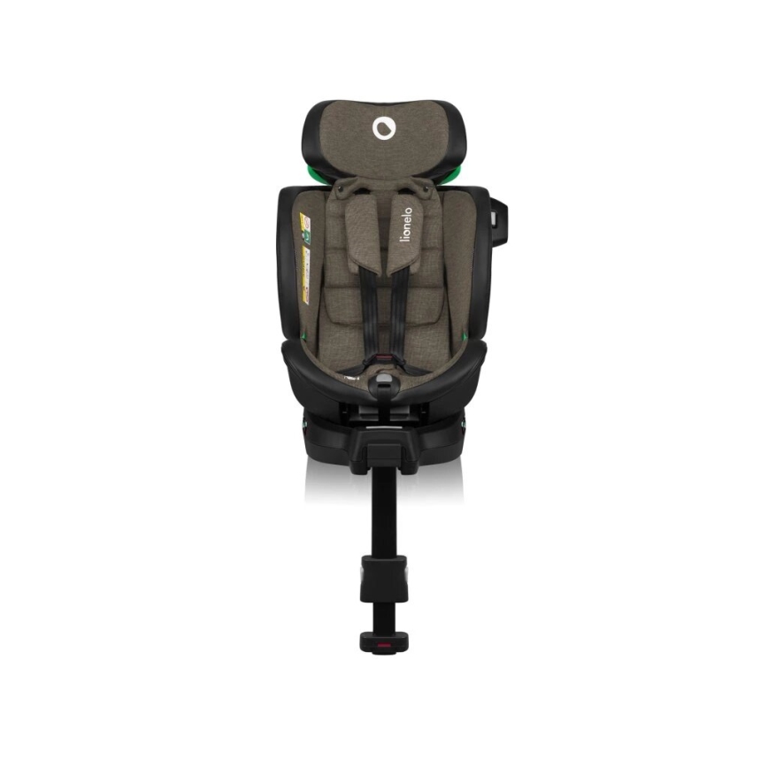Lionelo - Rotirajuća autosjedalica s bazom HARMONY i-Size 40-150 cm crna/maslinasta