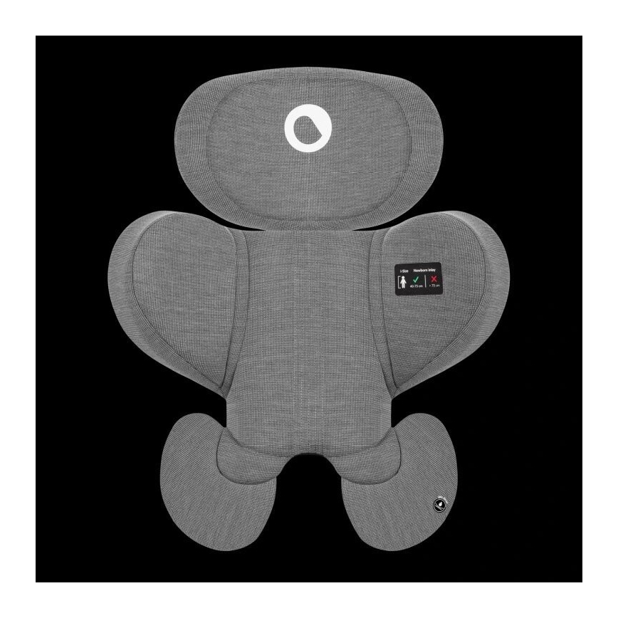 Lionelo - Rotirajuća autosjedalica s bazom HARMONY i-Size 40-150 cm crna/siva