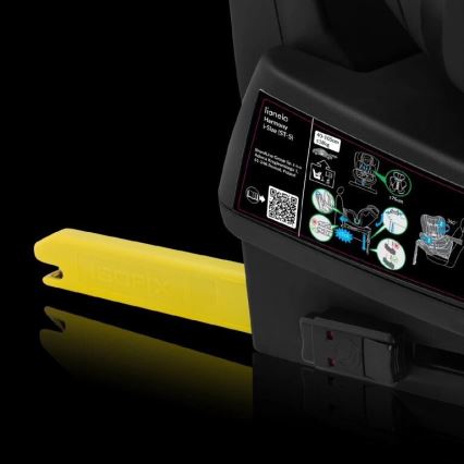 Lionelo - Rotirajuća autosjedalica s bazom HARMONY i-Size 40-150 cm siva