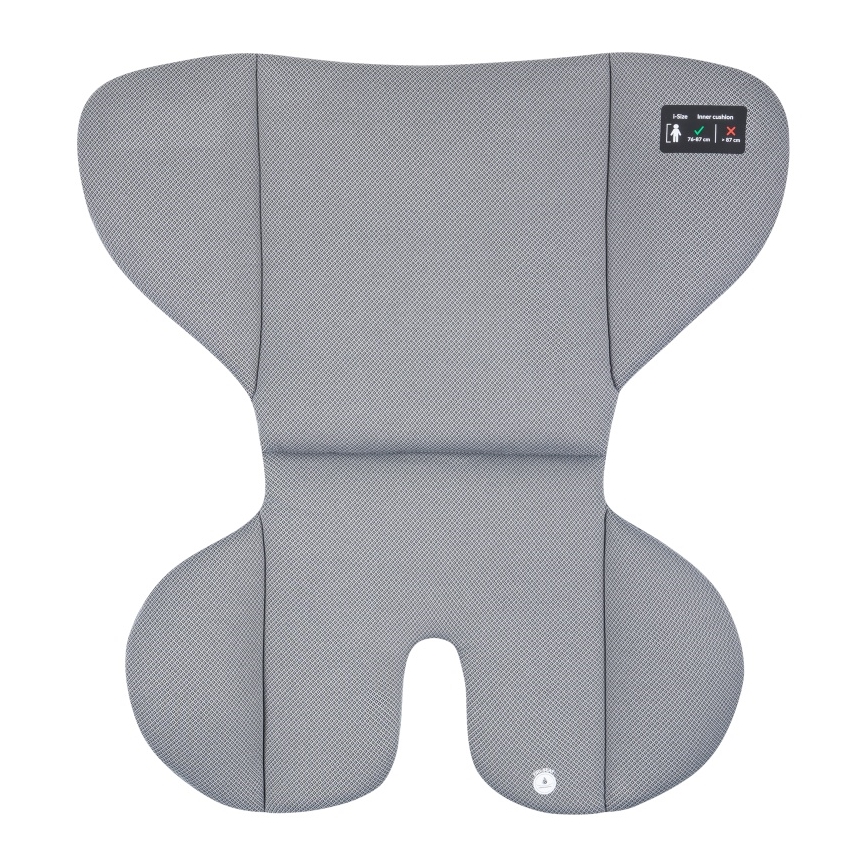 Lionelo - Rotirajuća autosjedalica s bazom LAVENDER i-Size 76-150 cm Grey Stone