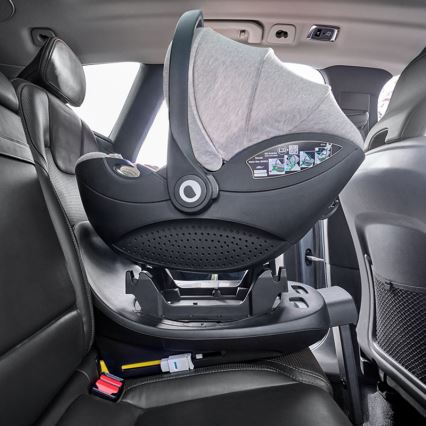 Lionelo - Rotirajuća autosjedalica s bazom MOXIE SET i-Size 40-87 cm Beige Sand