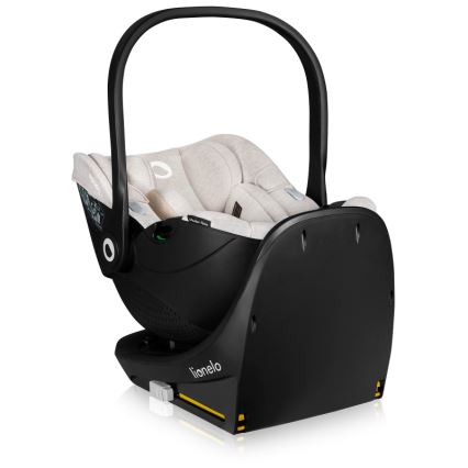 Lionelo - Rotirajuća autosjedalica s bazom MOXIE SET i-Size 40-87 cm Beige Sand