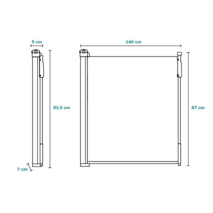 Lionelo - Sigurnosna ograda TULIA crna