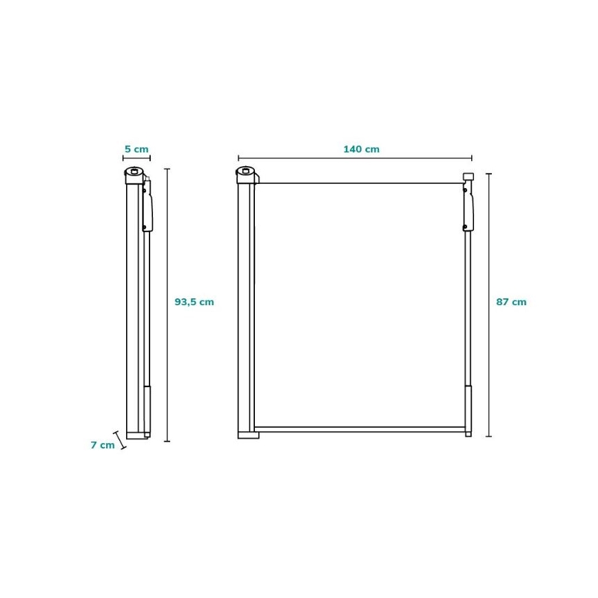 Lionelo - Sigurnosna ograda TULIA crna