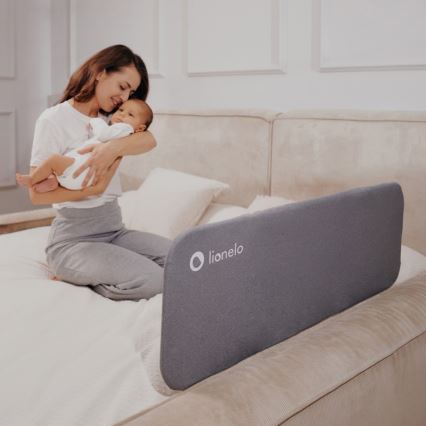 Lionelo - Sigurnosna ograda za krevet LORA tamnosiva