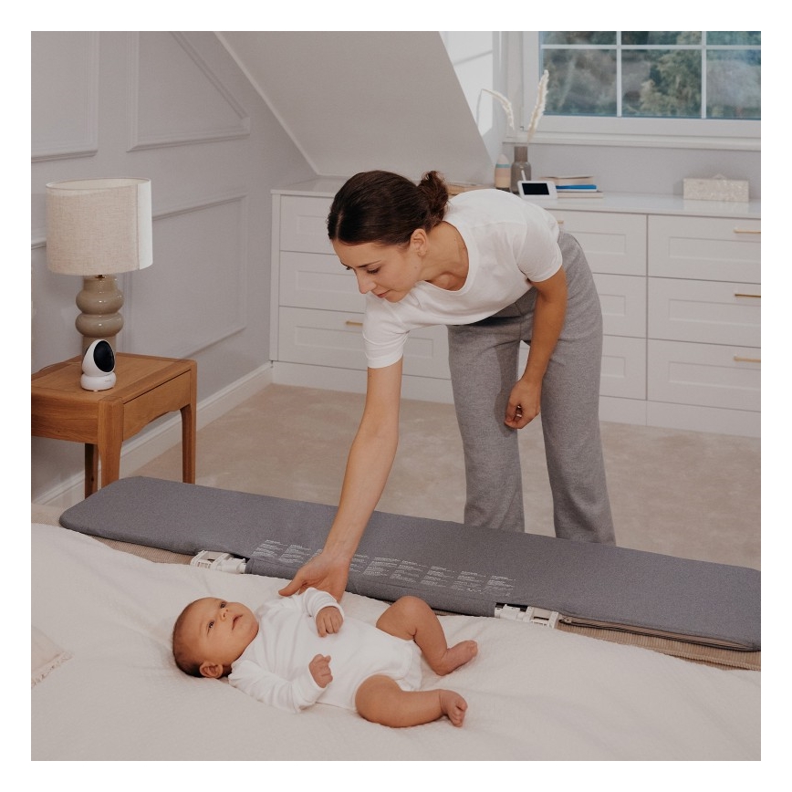 Lionelo - Sigurnosna ograda za krevet LORA XL tamnosiva