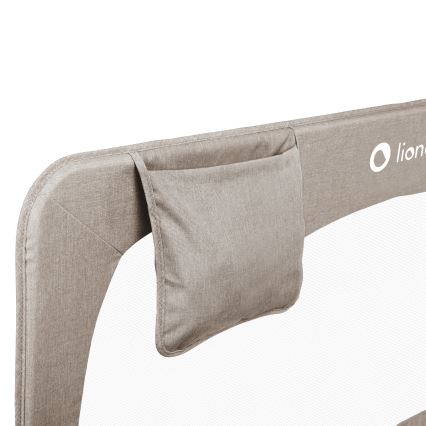 Lionelo - Sigurnosna ogradica za krevet HANNA Bež Melange