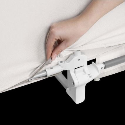 Lionelo - Sigurnosna ogradica za krevet LORA, siva