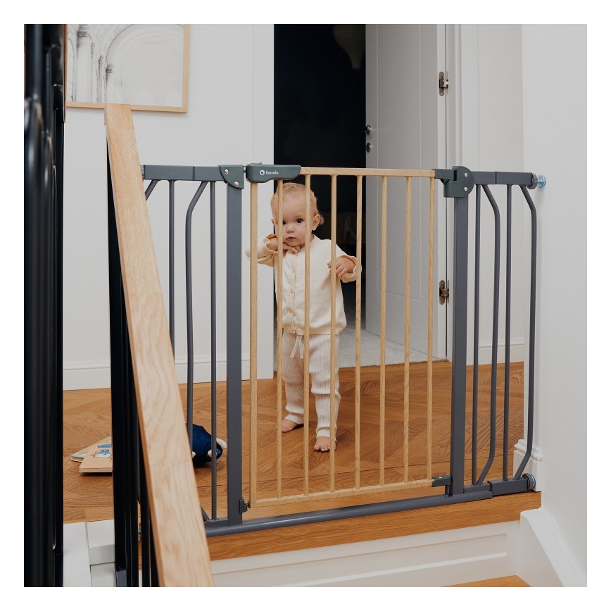 Lionelo - Sigurnosna pregrada TRUUS SLIM crna/smeđa