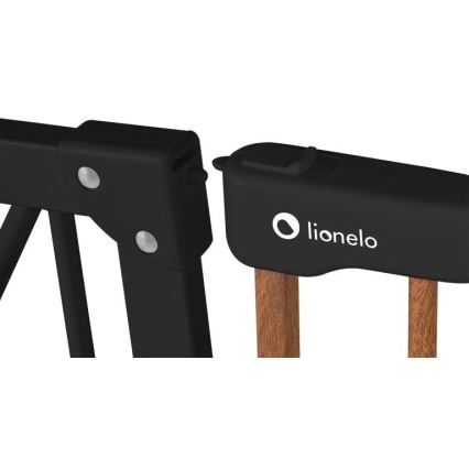Lionelo - Sigurnosna pregrada TRUUS SLIM crna/smeđa
