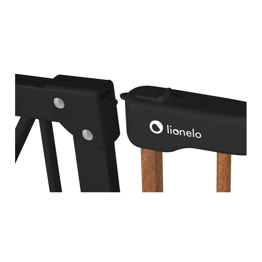 Lionelo - Sigurnosna pregrada TRUUS SLIM crna/smeđa