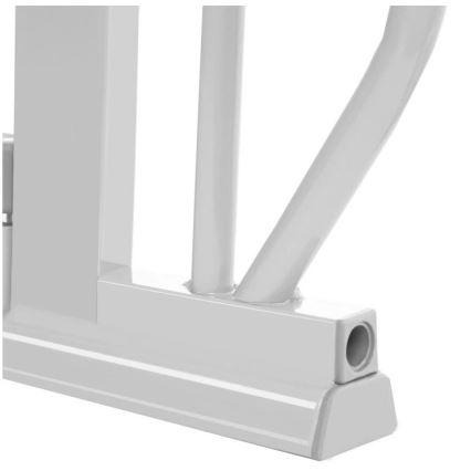 Lionelo - Sigurnosna pregrada TRUUS SLIM LED 1xAAA siva