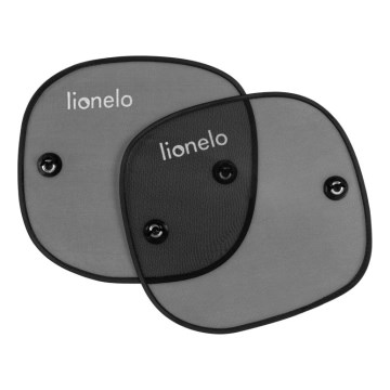Lionelo - Sjenilo za sunce s usisnom čašicom SUNSHADE 2 kom crne boje