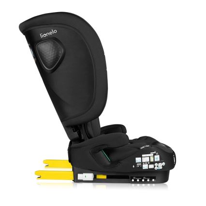 Lionelo - Sklopiva autosjedalica NELLY i-Size 76-150 cm Crni karbon