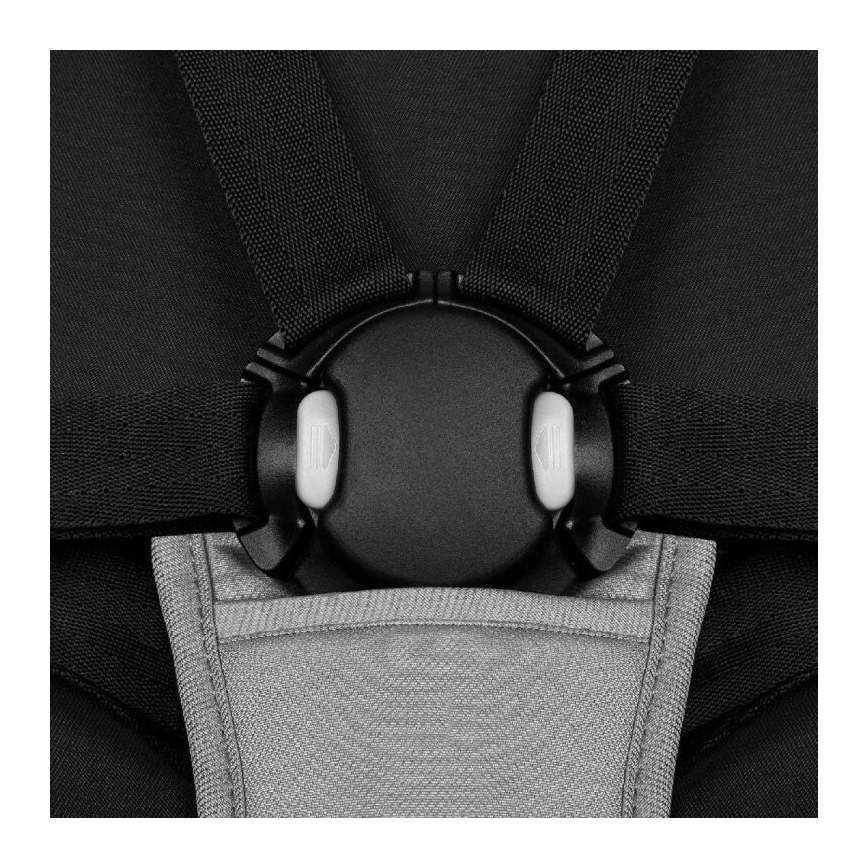 Lionelo - Sportska dječja kolica AZURA crna/siva